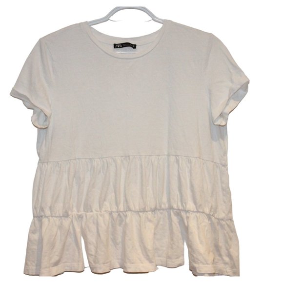 Zara Frill Tshirt Size M - Picture 1 of 2